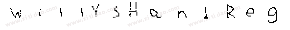 WillysHand Regular字体转换